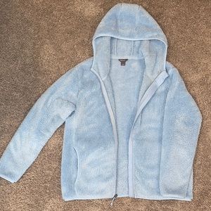 Eddie Bauer Large Fluffy zip up